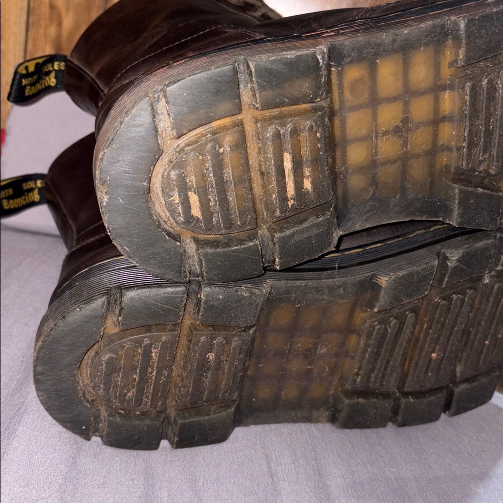 Dr. Martens Brown Combs Leather Boots - Picture 6 of 8